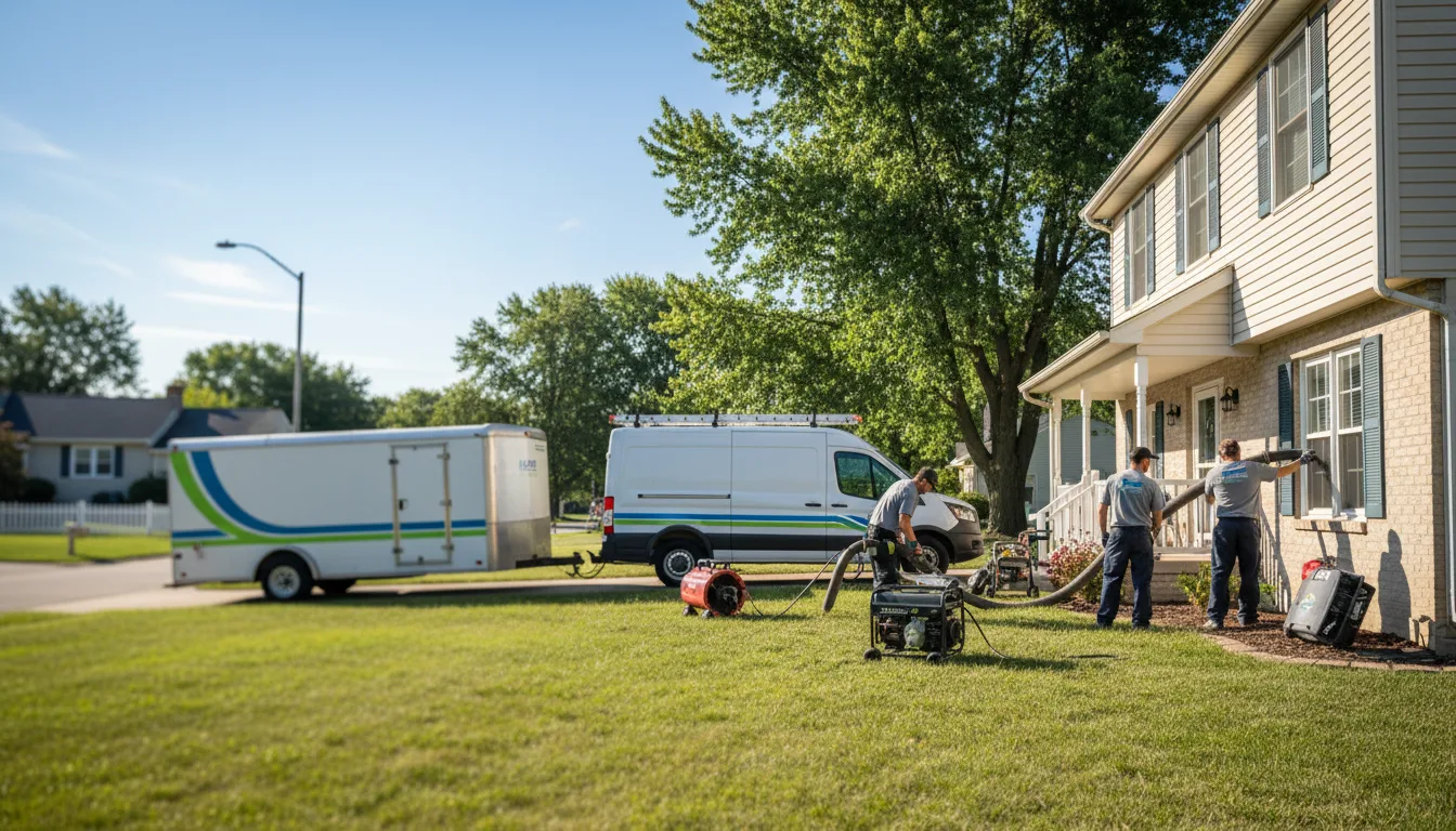 Flooded Basement Restoration And Cleanup With Repair in Mendon, MA near me